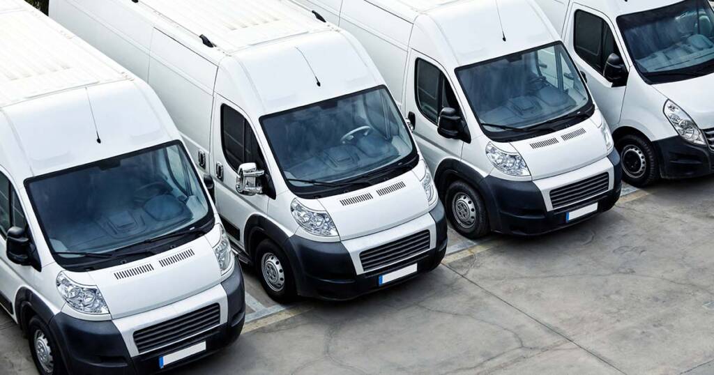 Australian fleet vehicles on the road